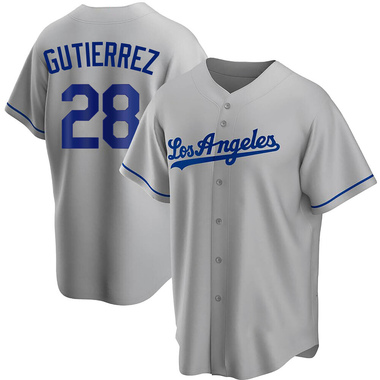 Gray Franklin Gutierrez Youth Los Angeles Dodgers Road Jersey - Replica