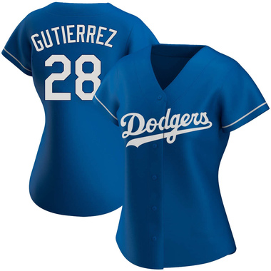 Royal Franklin Gutierrez Women's Los Angeles Dodgers Alternate Jersey - Replica Plus Size
